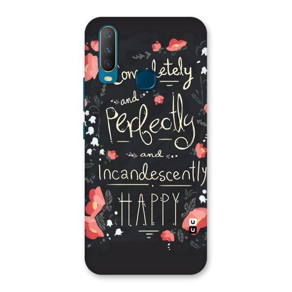 Completely Happy Back Case for Vivo Y17