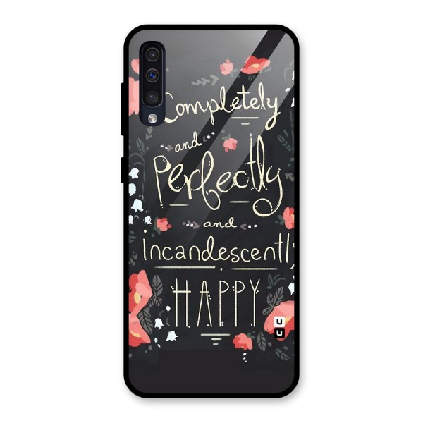 Completely Happy Glass Back Case for Galaxy A50s