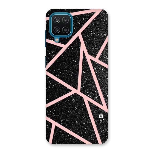 Concrete Black Pink Stripes Back Case for Galaxy F12