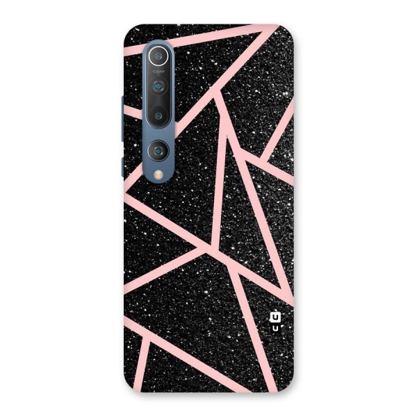 Concrete Black Pink Stripes Back Case for Mi 10