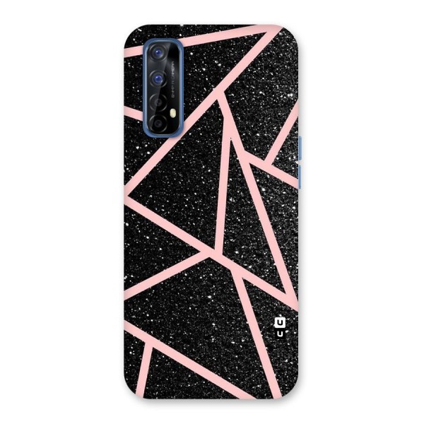 Concrete Black Pink Stripes Back Case for Realme 7