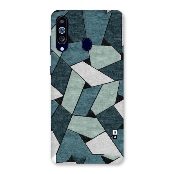 Concrete Green Abstract Back Case for Galaxy A60