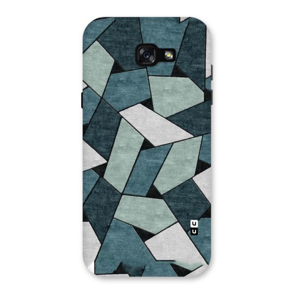 Concrete Green Abstract Back Case for Galaxy A7 (2017)