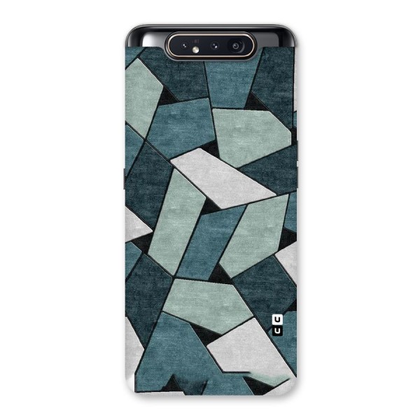 Concrete Green Abstract Back Case for Galaxy A80