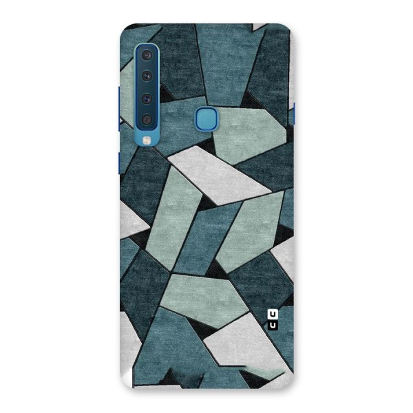 Concrete Green Abstract Back Case for Galaxy A9 (2018)