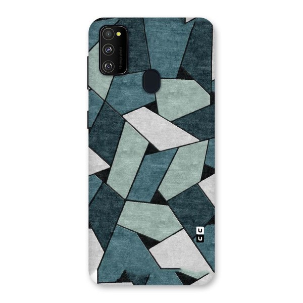 Concrete Green Abstract Back Case for Galaxy M21