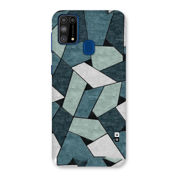 Concrete Green Abstract Back Case for Galaxy M31