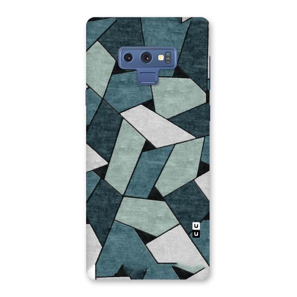 Concrete Green Abstract Back Case for Galaxy Note 9