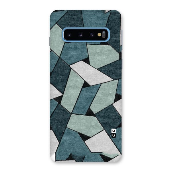 Concrete Green Abstract Back Case for Galaxy S10