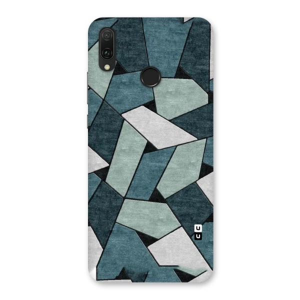 Concrete Green Abstract Back Case for Huawei Y9 (2019)