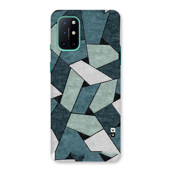 Concrete Green Abstract Back Case for OnePlus 8T