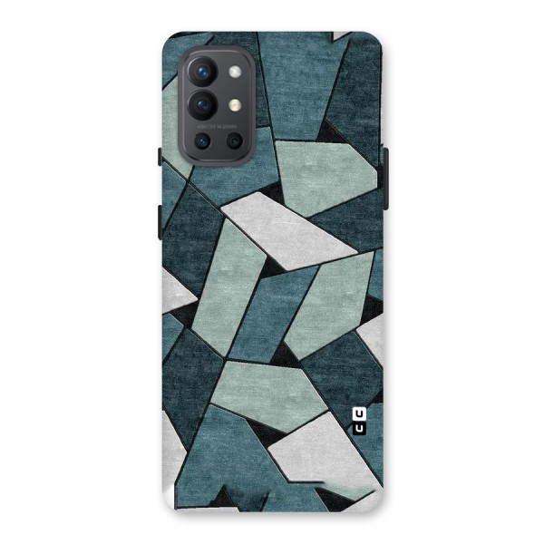 Concrete Green Abstract Back Case for OnePlus 9R