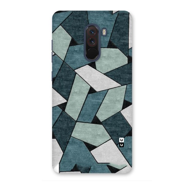 Concrete Green Abstract Back Case for Poco F1