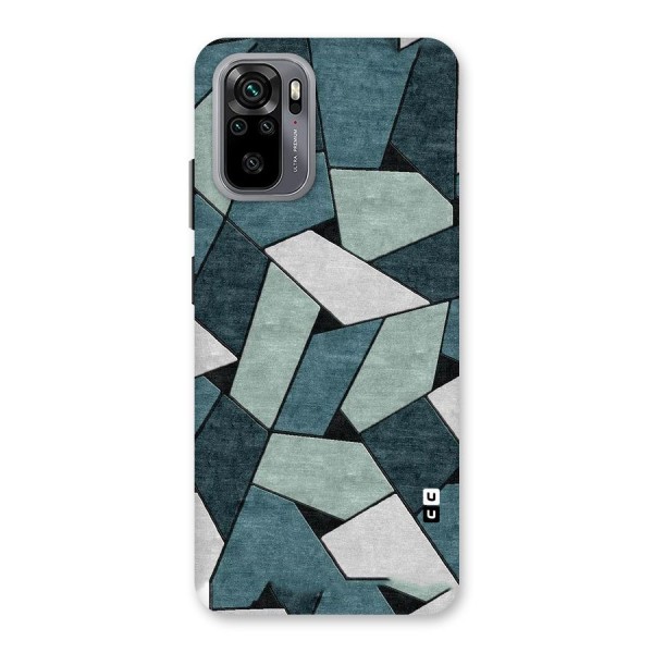 Concrete Green Abstract Back Case for Redmi Note 10