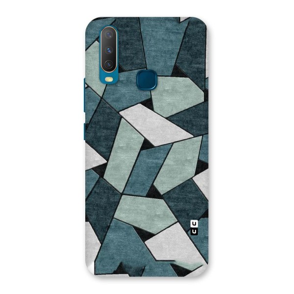 Concrete Green Abstract Back Case for Vivo U10