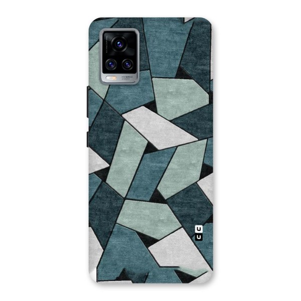 Concrete Green Abstract Back Case for Vivo V20 Pro