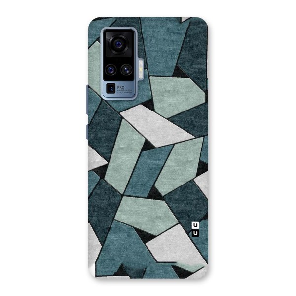 Concrete Green Abstract Back Case for Vivo X50 Pro