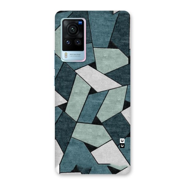 Concrete Green Abstract Back Case for Vivo X60 Pro