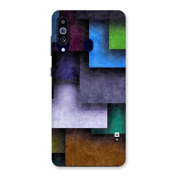 Concrete Squares Back Case for Galaxy A60