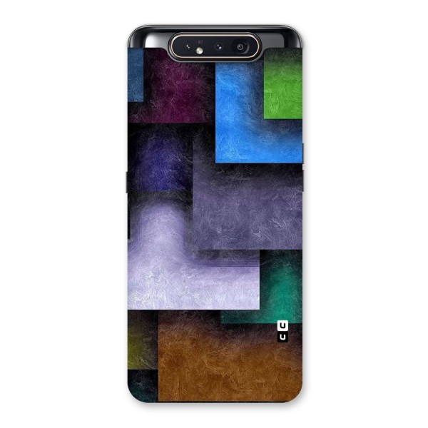 Concrete Squares Back Case for Galaxy A80