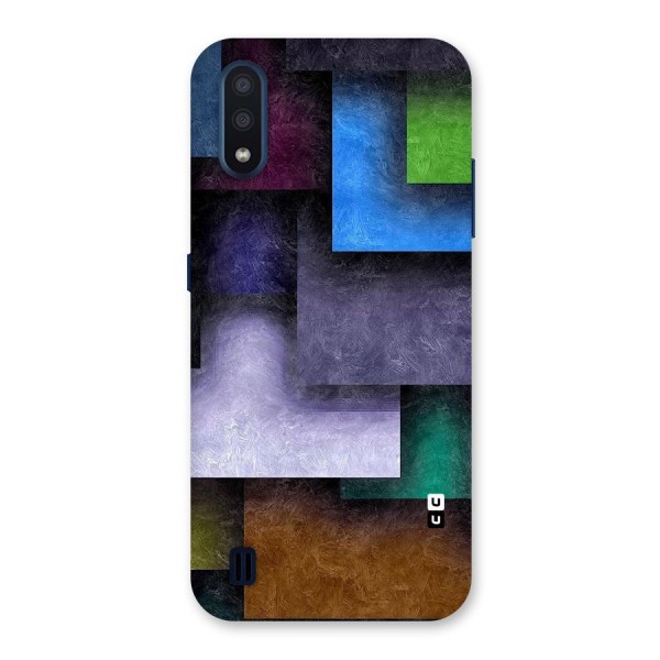 Concrete Squares Back Case for Galaxy M01