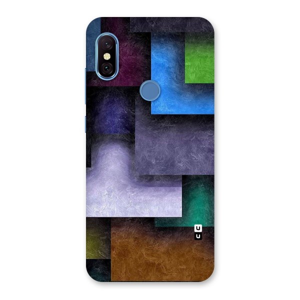 Concrete Squares Back Case for Redmi Note 6 Pro