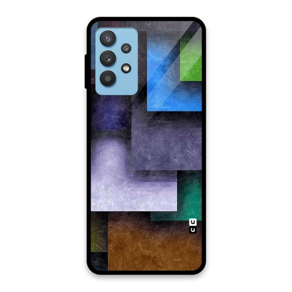 Concrete Squares Glass Back Case for Galaxy M32 5G