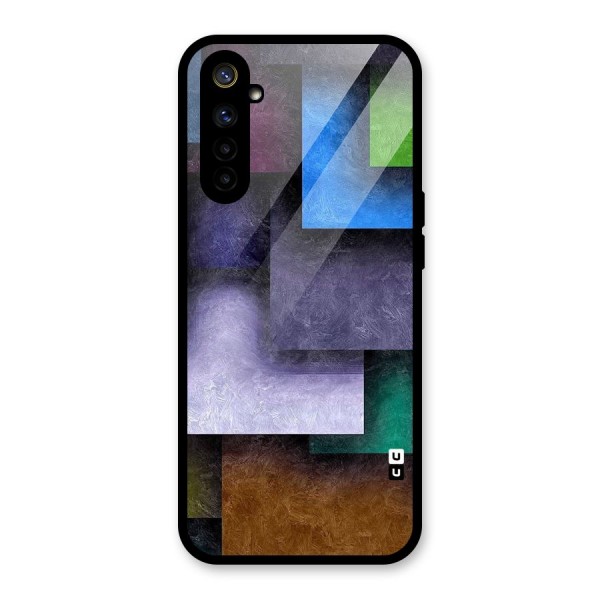 Concrete Squares Glass Back Case for Realme 6i