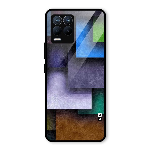 Concrete Squares Glass Back Case for Realme 8 Pro