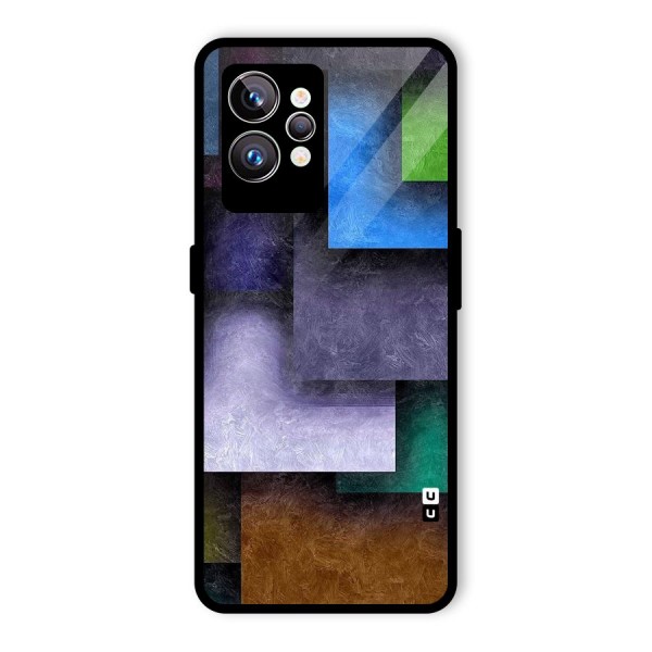 Concrete Squares Glass Back Case for Realme GT2 Pro