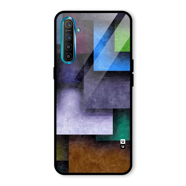 Concrete Squares Glass Back Case for Realme XT