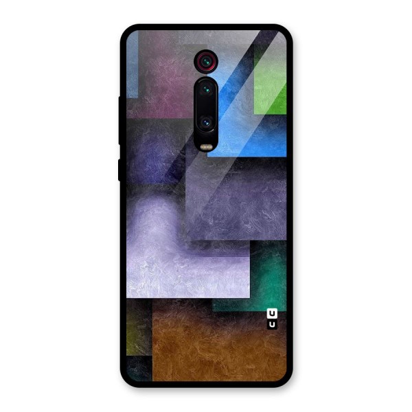 Concrete Squares Glass Back Case for Redmi K20