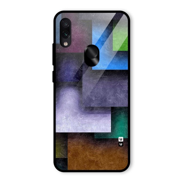 Concrete Squares Glass Back Case for Redmi Note 7