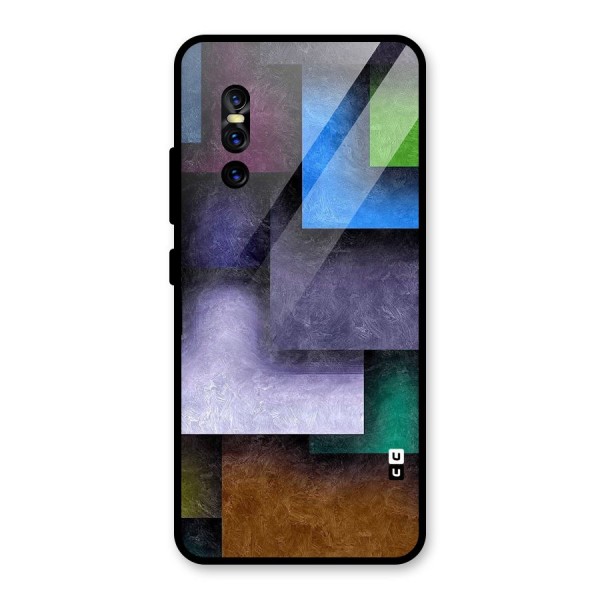 Concrete Squares Glass Back Case for Vivo V15 Pro