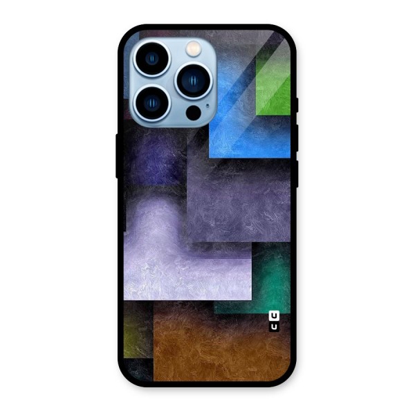 Concrete Squares Glass Back Case for iPhone 13 Pro