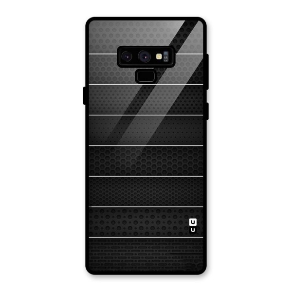 Concrete Stripes Glass Back Case for Galaxy Note 9