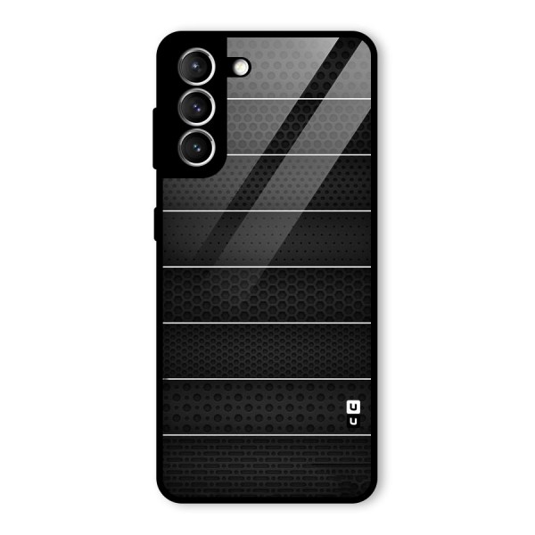 Concrete Stripes Glass Back Case for Galaxy S21 5G