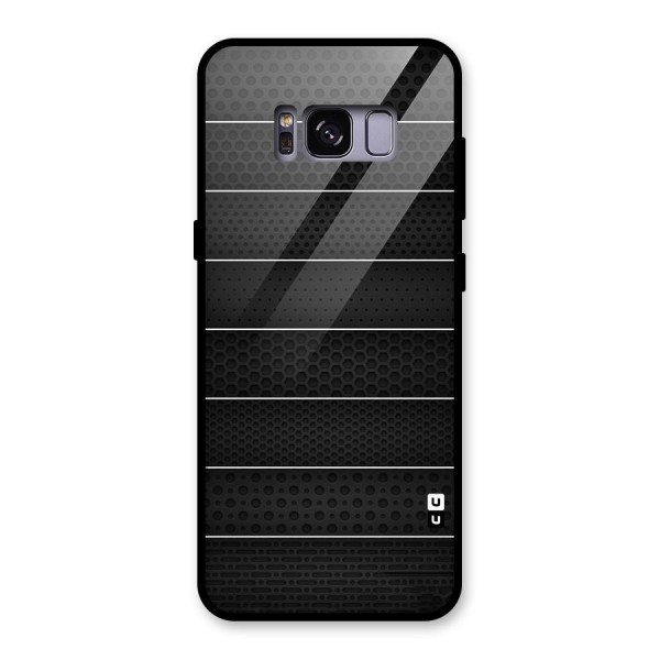 Concrete Stripes Glass Back Case for Galaxy S8