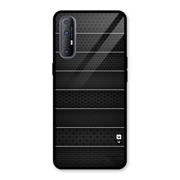 Concrete Stripes Glass Back Case for Oppo Reno3 Pro