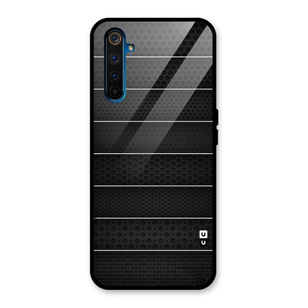 Concrete Stripes Glass Back Case for Realme 6 Pro