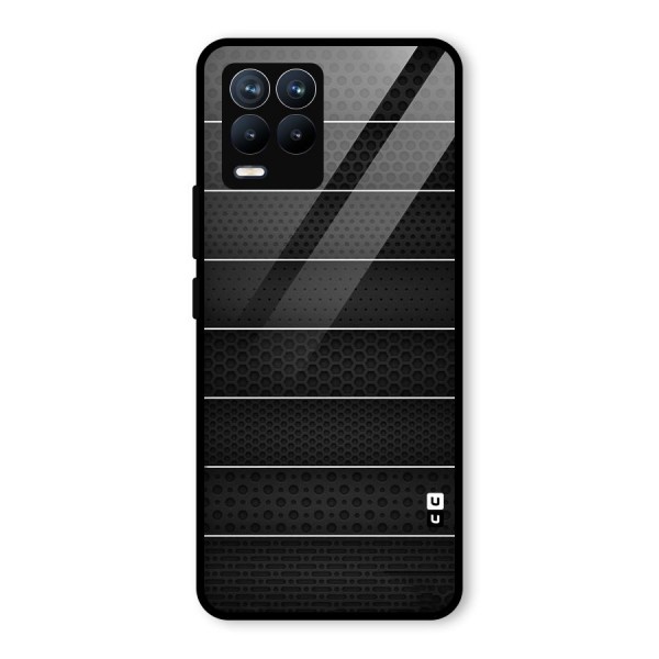 Concrete Stripes Glass Back Case for Realme 8 Pro