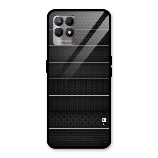 Concrete Stripes Glass Back Case for Realme 8i