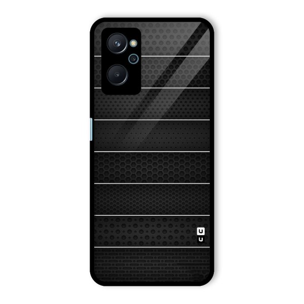 Concrete Stripes Glass Back Case for Realme 9i