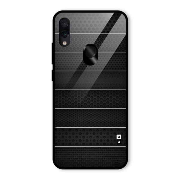 Concrete Stripes Glass Back Case for Redmi Note 7