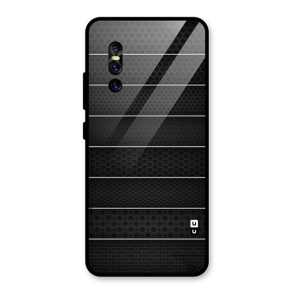 Concrete Stripes Glass Back Case for Vivo V15 Pro