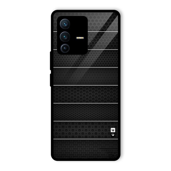 Concrete Stripes Glass Back Case for Vivo V23 Pro