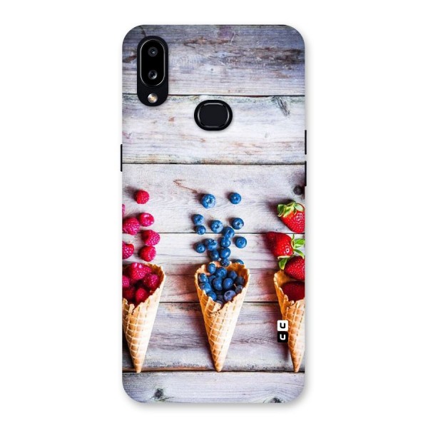 Cone Fruits Design Back Case for Galaxy A10s