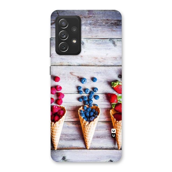 Cone Fruits Design Back Case for Galaxy A72