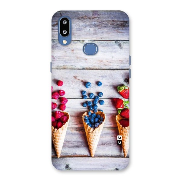 Cone Fruits Design Back Case for Galaxy M01s