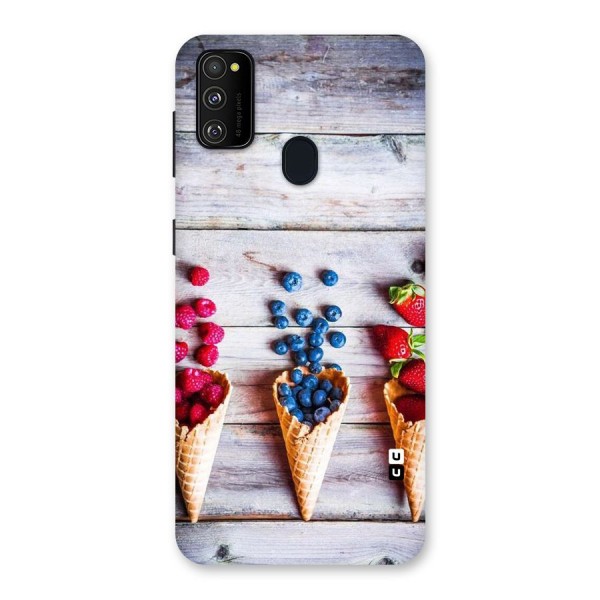 Cone Fruits Design Back Case for Galaxy M21